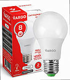 Лампа LED А60 8W E27 4000K 111140 VARGO, фото 3