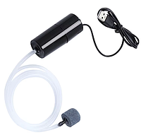 Компрессор аквариумный USB. Аэратор автономный