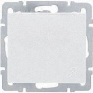 Розетка з кришкою та заземленням Rain білий (без рамки) 703-0288-123B LEZARD, фото 1