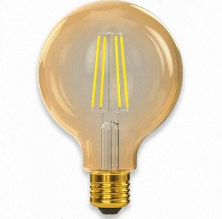 Лампа G95 filament golden 8w E27 2500K (078-HG) 078-HG LUXEL, фото 1