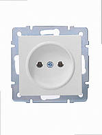 Розетка б/з ПБТ VESNA біла (10шт/120шт) (без рамки) 742-0288-121B LEZARD