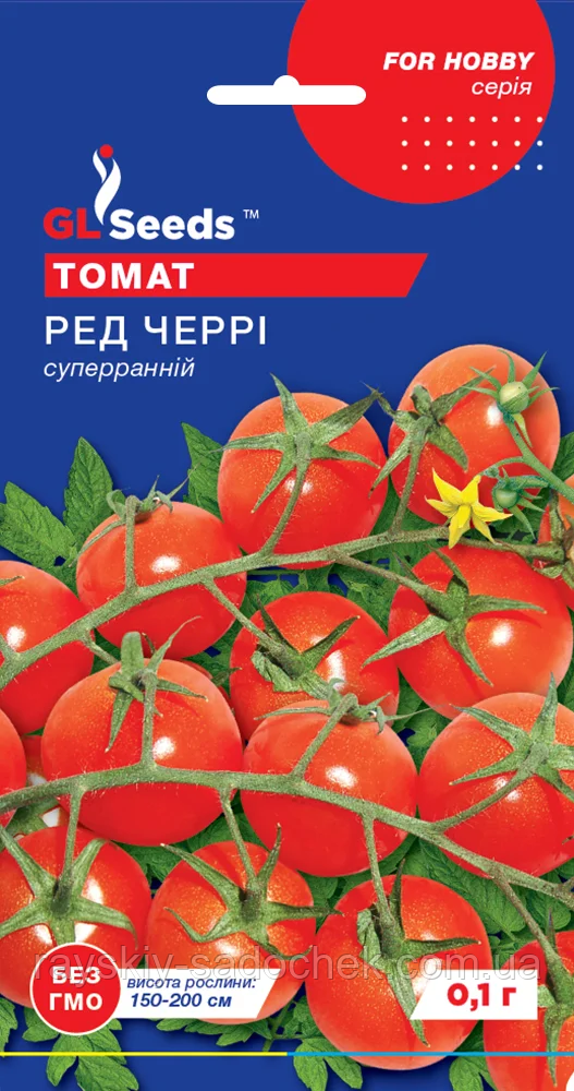 Насіння Томату Ред черрi (0.1г), For Hobby, TM GL Seeds