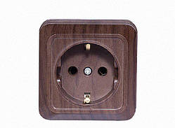 Розетка зовнішня з/з вишня OPERA 2904 LUXEL