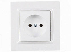 Розетка JAZZ (білий) 9001 9001 LUXEL