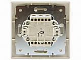 Прохідний Вимикач з підсвічуванням перламутр перламутр 702-3030-114 LEZARD, фото 3