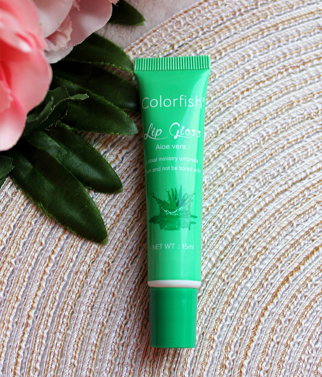 Зволожуючий блиск для губ Colorfish Lip Gloss Aloe Vera flavor з ароматом алоє