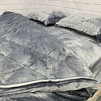 Велюровий комплект постільної білизни Євро розмір 200*230  Pretty Monica