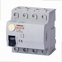 Пристрій вимкнення захисного SP-RM 4P 40А 30мА тип AC Електромеханічний SP-RM-440-30 ENERGIO