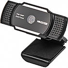 Веб-камера Maxxter, 1.3 Mpx, 1920x1080, Auto-Focus, USB 2.0, вбудований мікрофон, Black