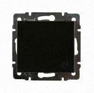 Розетка кришкою та с/з Rain антрацит (без рамки) 703-4288-123B LEZARD, фото 1