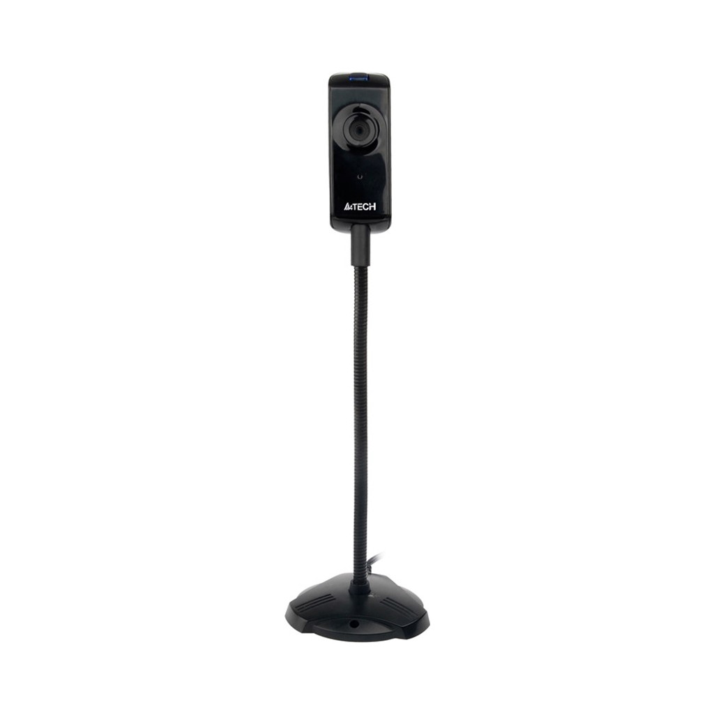 Веб-камера A4Tech, 1280x720 / 30 fps, мікрофон, фіксований фокус, кут огляду 52°, USB 2.0 Black