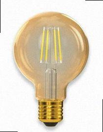 Лампа G80 filament golden 5w E27 2500K (077-HG) 077-HG LUXEL, фото 1