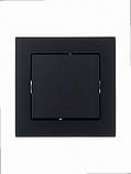 Вимикач з підсвічуванням VESNA чорний (10шт/120шт) (без рамки) 742-4288-111 LEZARD, фото 4