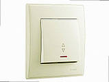 Прохідний Вимикач з підсвічуванням Lesya крем 705-0303-114 LEZARD, фото 2