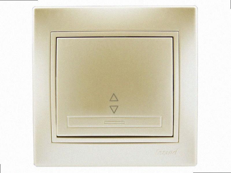 Прохідний Вимикач Mira перловий перламутр 701-3030-105 LEZARD, фото 1