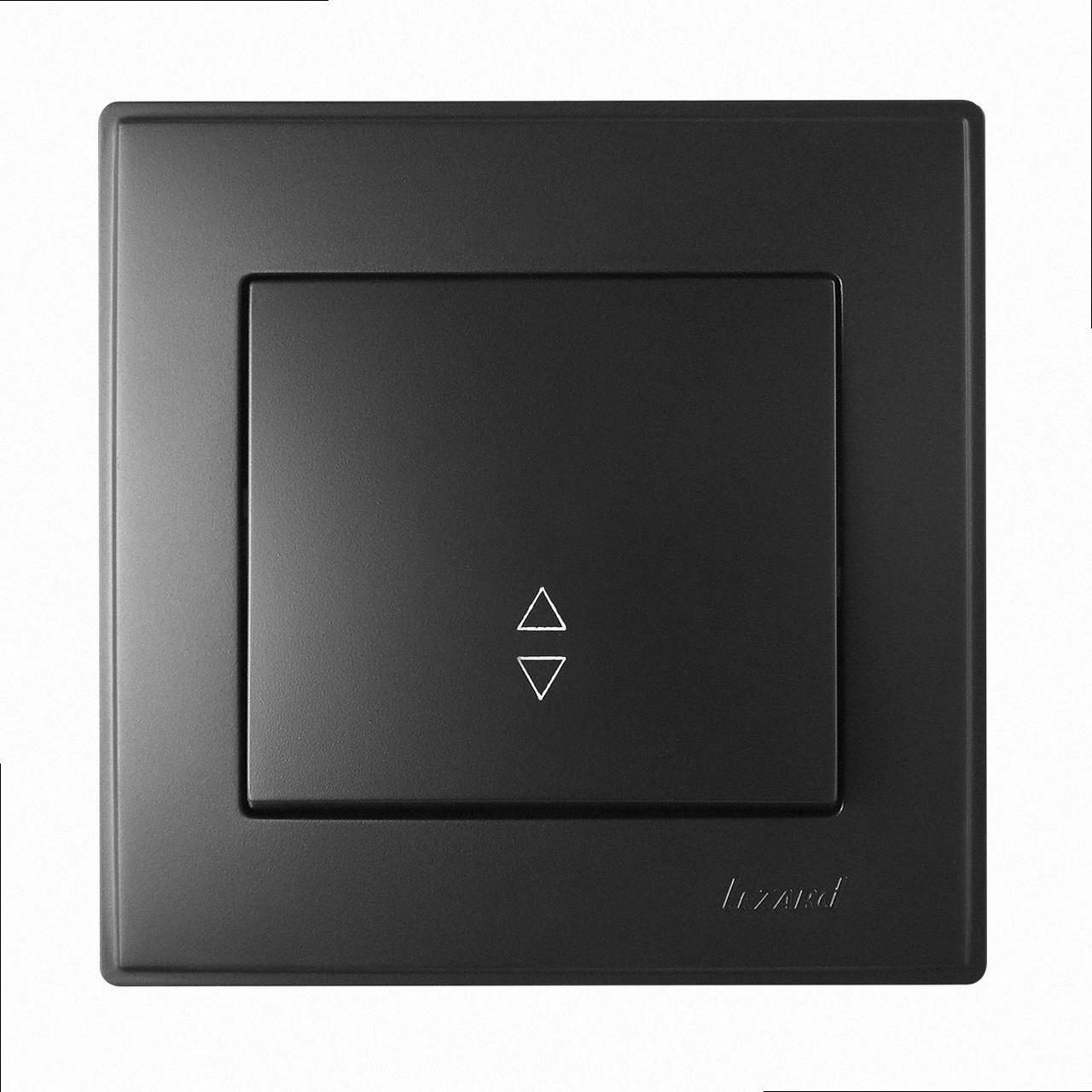 Прохідний Вимикач Lesya антрацит 705-4242-105 LEZARD, фото 1