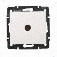 Tv Розетка кінцева Rain білий (без рамки) 703-0288-130 LEZARD, фото 1