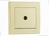 TV Розетка кінцева Rain крем (без рамки) 703-0388-130 LEZARD, фото 3