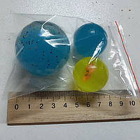 М'ячик-стрибунець "Пострибунчик" 32+42мм / комплект 3шт / мал №5