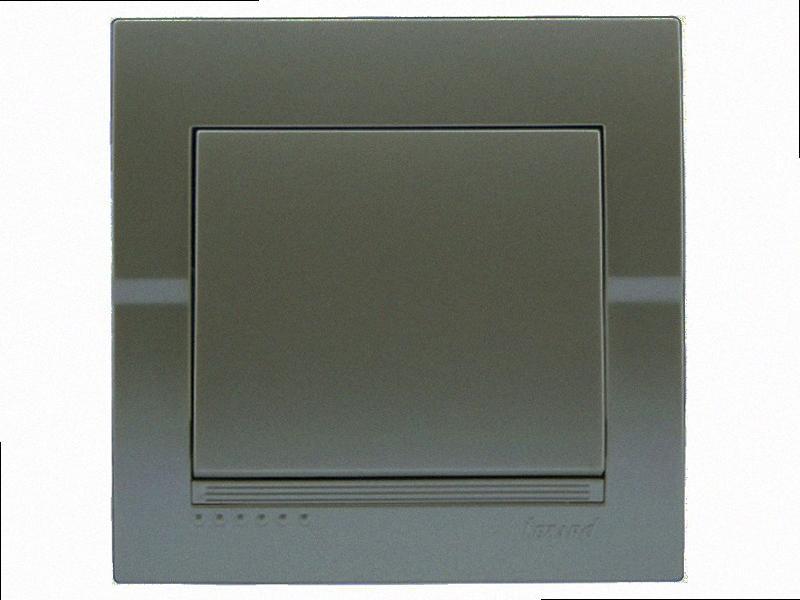 Вимикач графіт 702-2929-100 LEZARD, фото 1