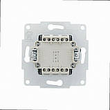 Прохідний Вимикач подвійний Шеффілд Грей VESNA 742-3488-106 LEZARD, фото 2