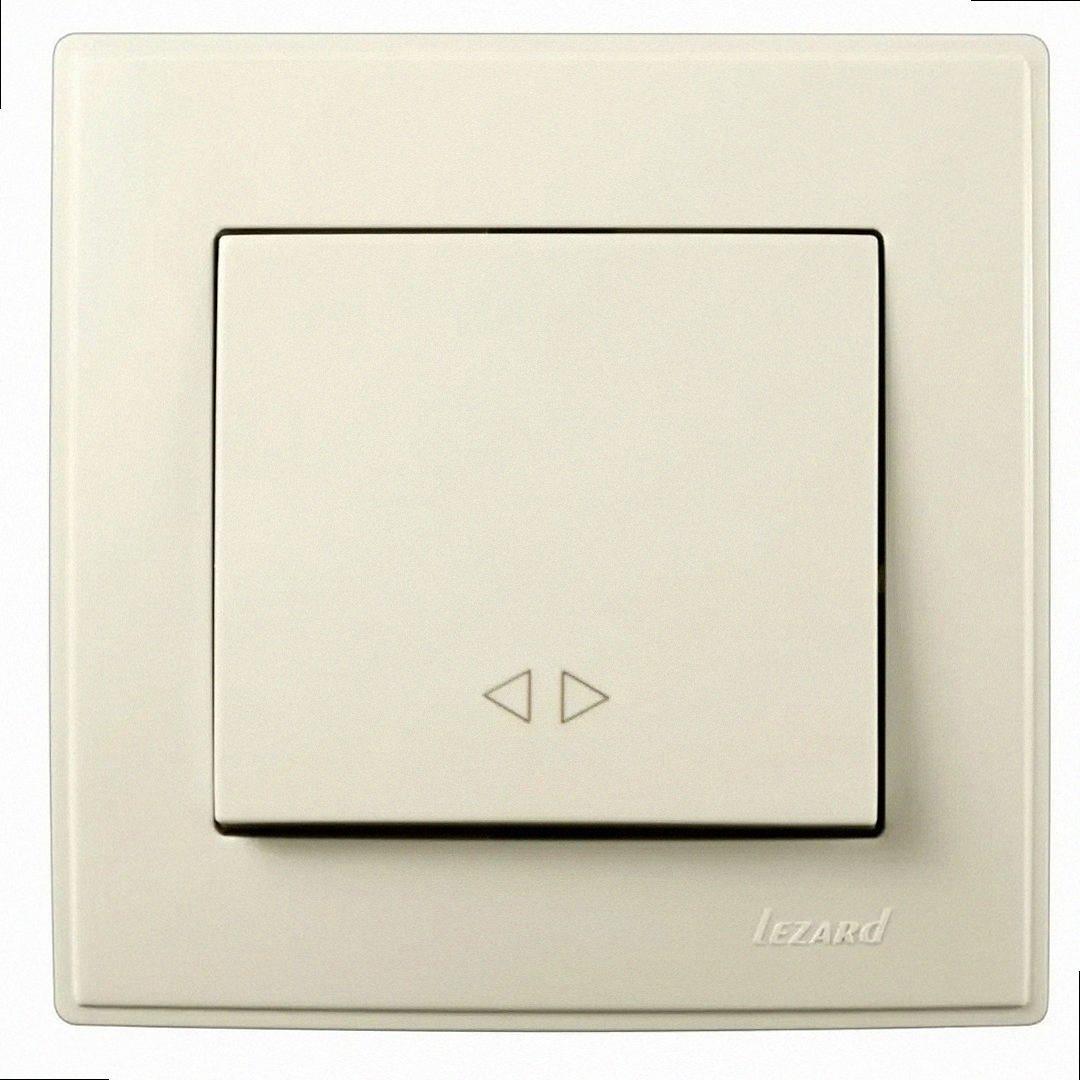 Проміжний кремовий Вимикач Lesya 705-0303-107 LEZARD, фото 1