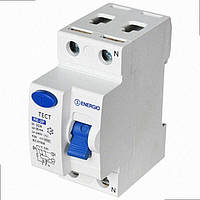 Пристрій вимкнення захисного RE 2P 32А 30 мА тип AC RE-232 ENERGIO