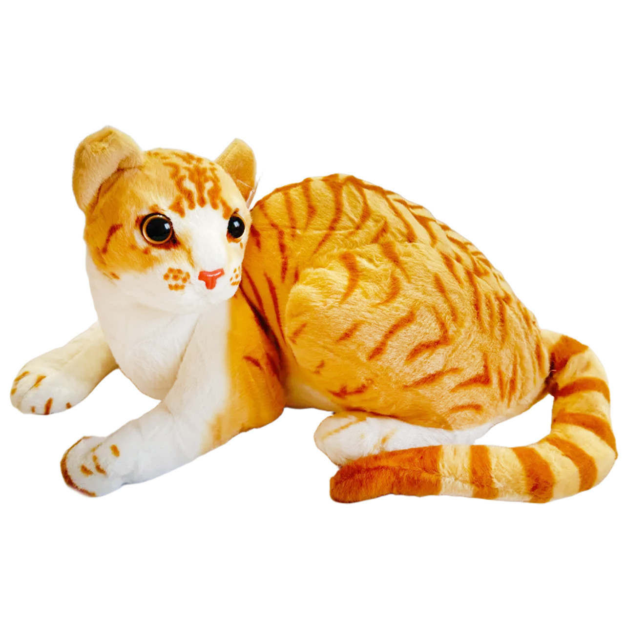 М`яка іграшка Котик рижий плюш 36*20*20см (M 17968), фото 1