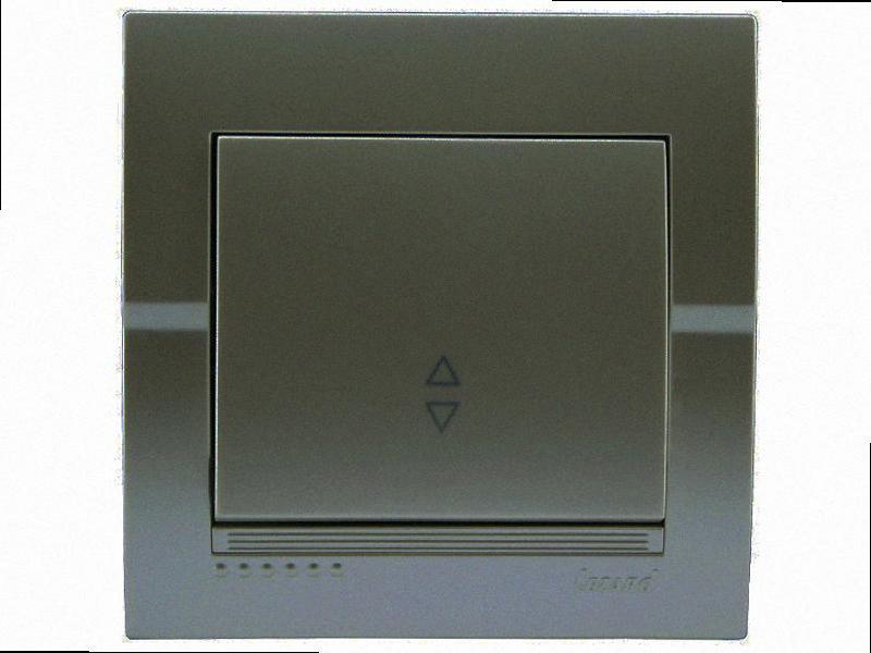 Прохідний Вимикач Deriy графіт 702-2929-105 LEZARD, фото 1