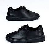 Мінімалістичні шкіряні кеди, фото 3