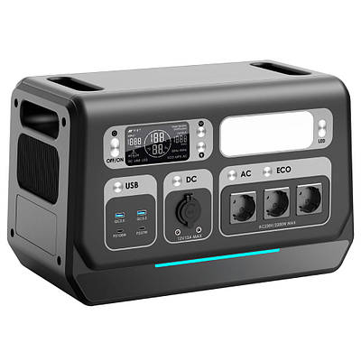 Портативна зарядна станція SEGRE 2400W (SGR-PPS2400-3), 2048Wh (BRIDNA), Wi-Fi
