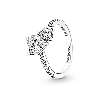Серебряное кольцо Пандора  "Два сердца" 191198C01