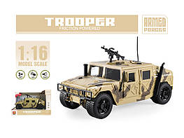 Фрикційна машина джип військовий, світло, звук