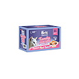 Корм вологий Brit Premium Delicate Fillets in Jelly Family Plate для котів Сімейна тарілка в желе 12 шт x 85 г, фото 3