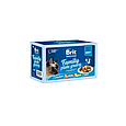 Корм вологий Brit Premium Delicate Fillets in Gravy Family Plate для котів Сімейна тарілка в соусі 12 шт x 85 г, фото 3