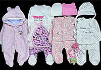 Красивый набор одежды для новорожденых девочек, качественая одежда для малышей, зима, весна, 56 см, хлопок