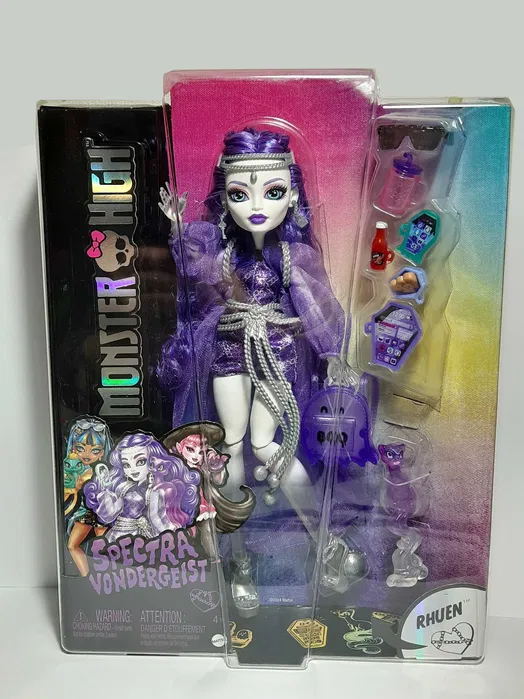 Лялька Monster High Spectra Vondergeist G3 Спектра з вихованцем 2024