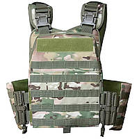 Плитоноска тактическая жилет кордура Kirasa KI1050 Мультикам