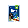 Корм вологий Brit Premium Delicate Fillets in Gravy Duck for Sterilised для стерилізованих котів філе в соусі качка 85 г, фото 3