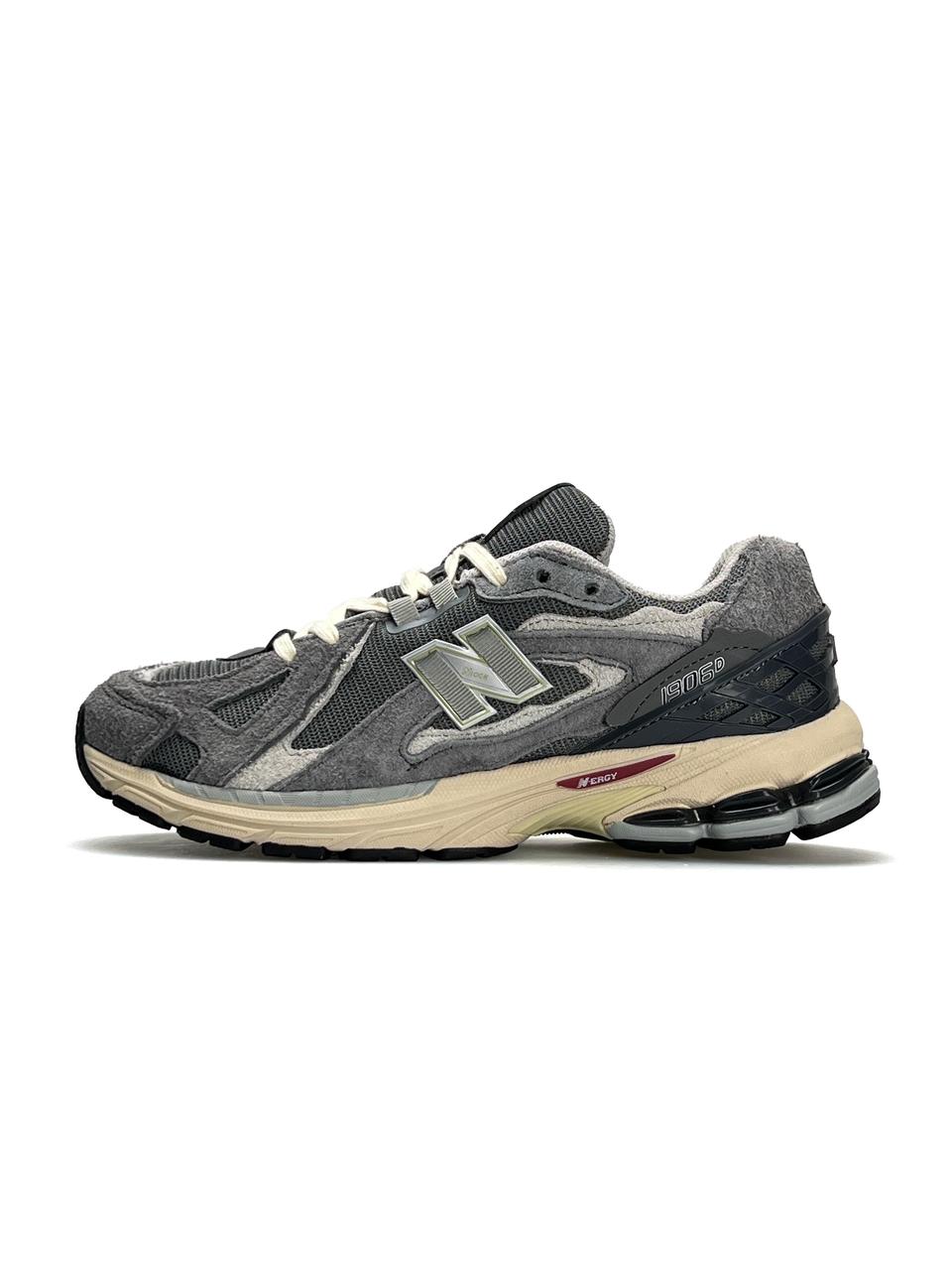 Чоловічі кросівки замша текстиль New Balance 1906D Grey Beige, кеди Нью Беланс сірі 41
