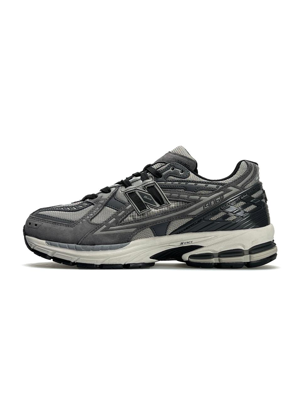 Чоловічі кросівки замшеві текстиль New Balance 1906U Light Grey Black, кеди Нью Беленс сірі 41