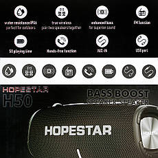 Портативна Bluetooth - колонка Hopestar H50 Black, фото 5