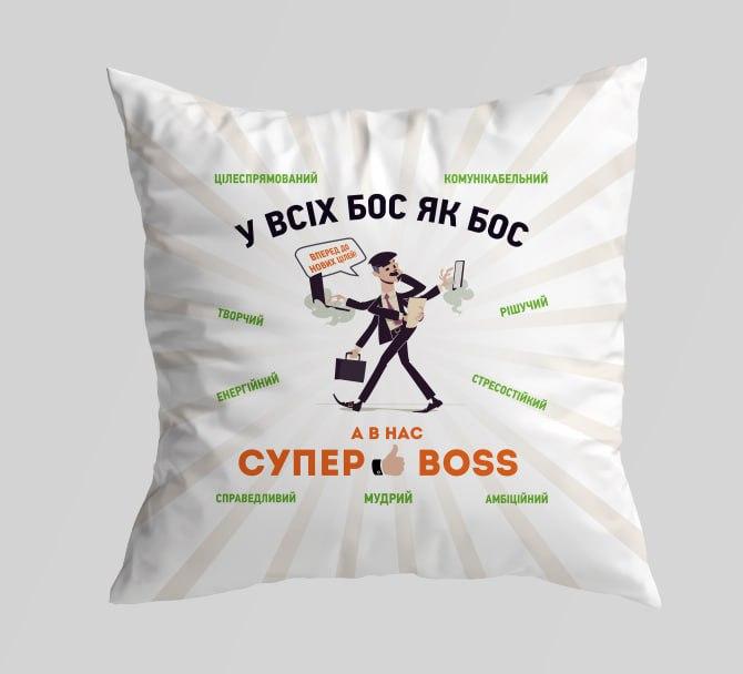 Подушка Супер Босс 40*40