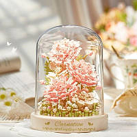 Конструктор квіти в колбі (квітка з конструктора) Гвоздика