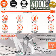 Power Bank Hoco J86 Powermaster 22.5W fully compatible power bank 40000mAh Black, фото 4