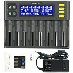 Зарядний пристрій для акумуляторів LiitoKala Lii-S8 / Зарядка для батарейок / Зарядка для акумуляторів