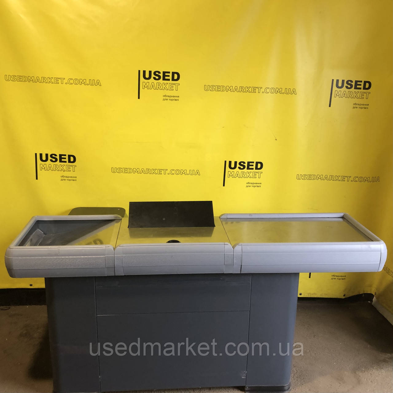 Місце касира MODERN Expo 1800 касовий бокс без транспортера, графіт, з вузькою товарною камерою