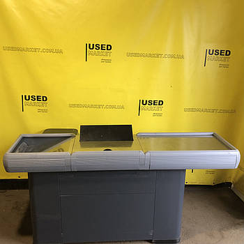 Місце касира MODERN Expo 1800 касовий бокс без транспортера, графіт, з вузькою товарною камерою