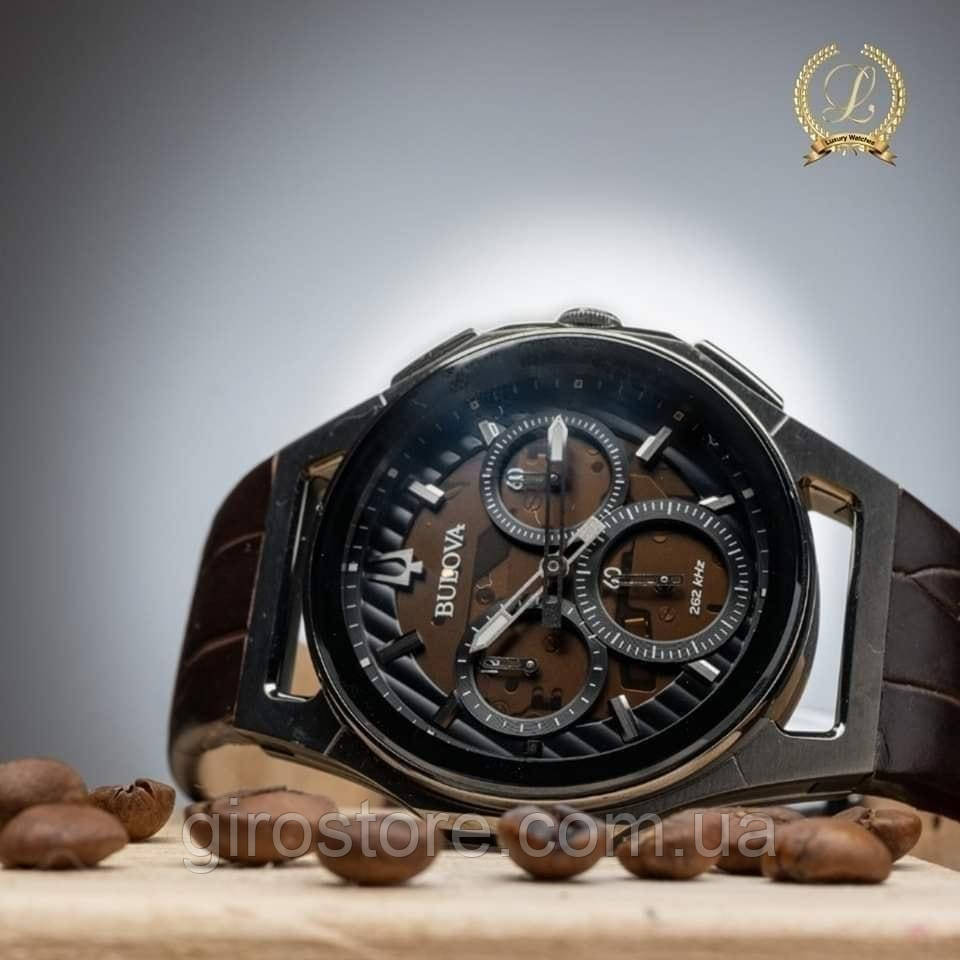 Bulova CURV 98A231, неперевершена точність — частота коливань 262 кГц, вигнуте сапфірове скло антивідблиск, фото 1
