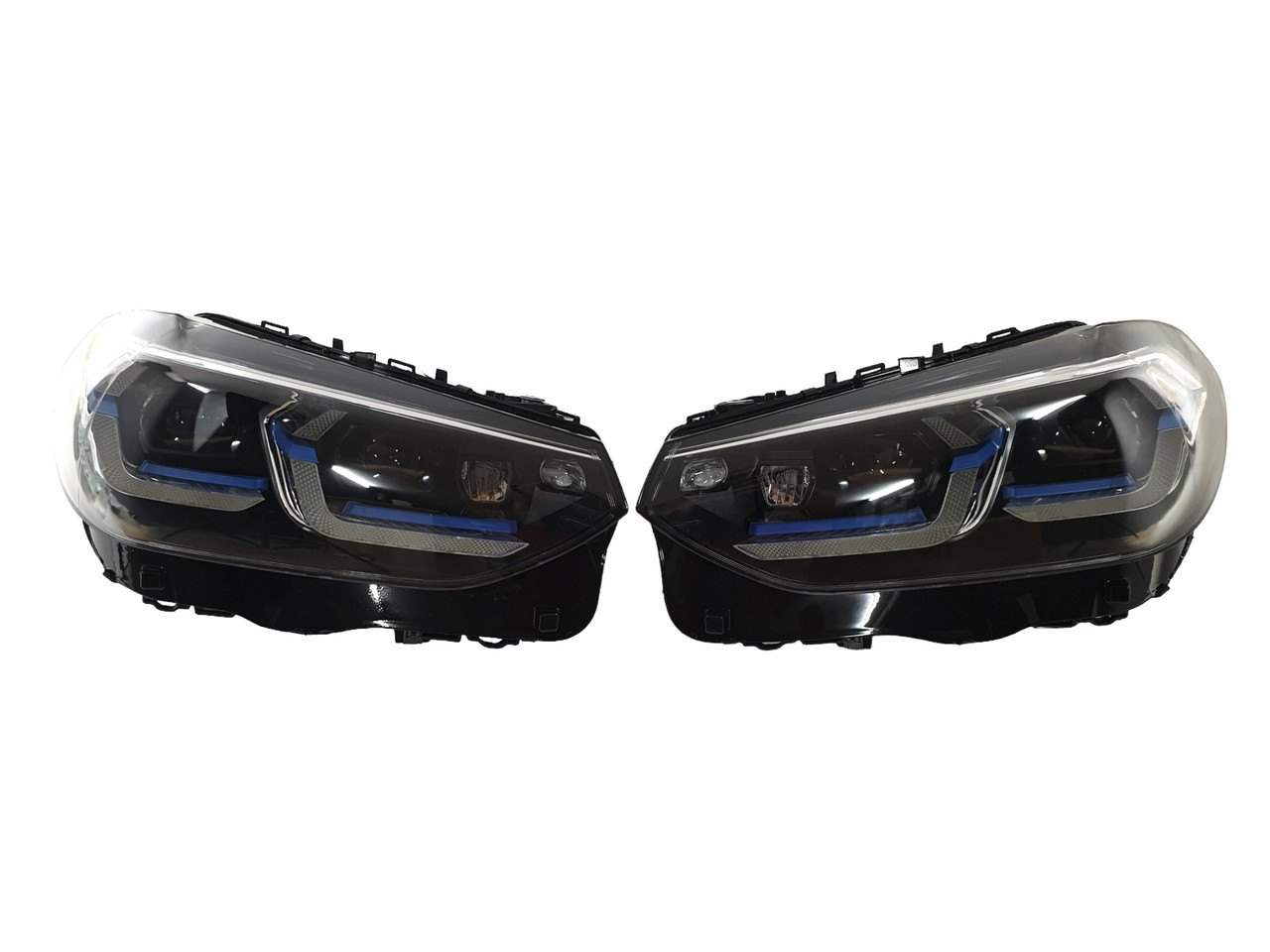 Передні фари  Full Led в стилі Laser ( апгрейд в LCI ) на BMW X3 G01 2018-2022 року, фото 1